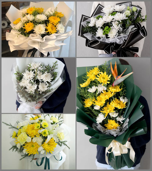 贵州黔西南州兴仁县李关乡大山脚村白事花束代送